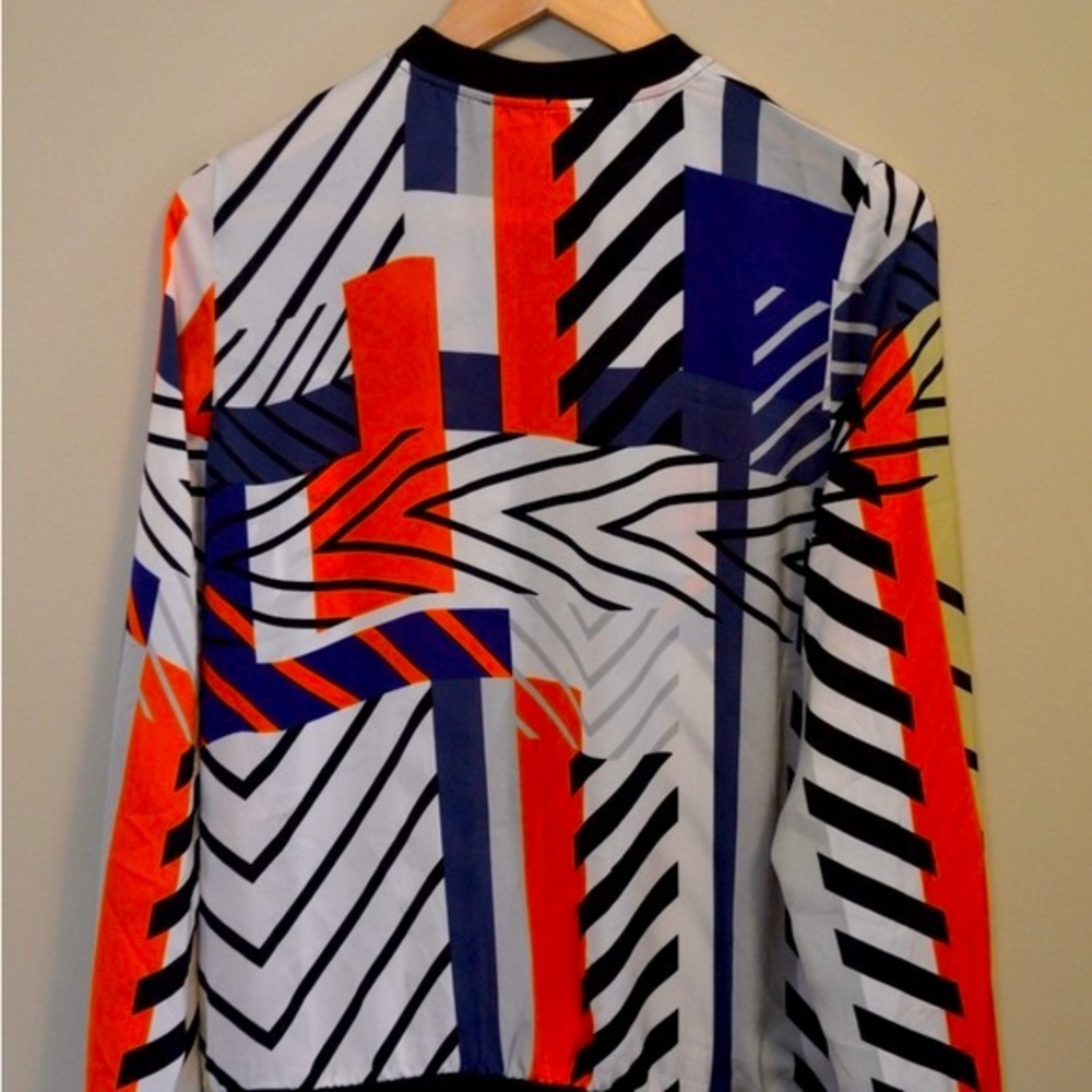 Abstract pattern bomber jacket - Picture 3 of 5